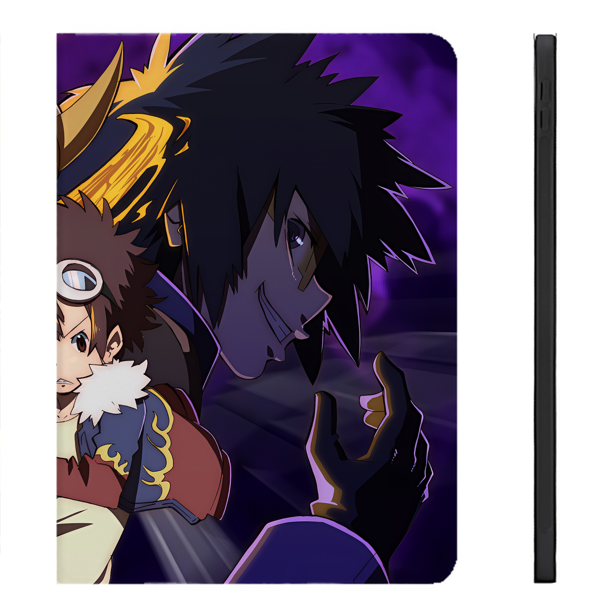 （画像用） Digimon デジタルモンスター/デジモン IPadケース ペンホルダー付き ブックスタイルデザイン